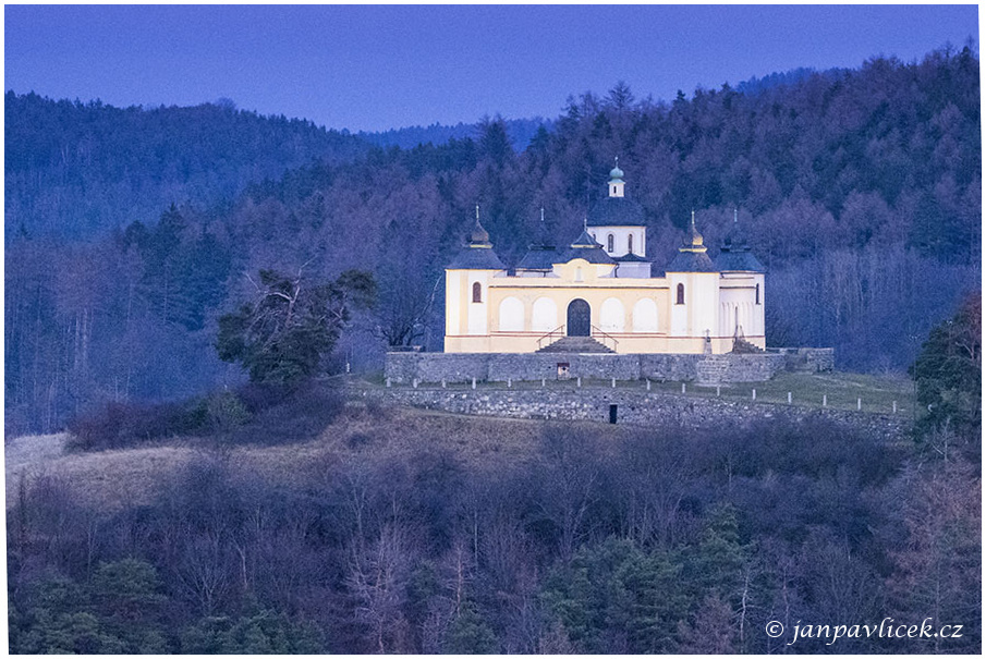 Kaple Anděla Strážce ...vrch Stráž, 551m, zal. 1683, baroko