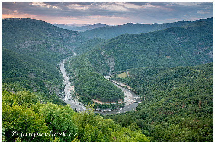 Meandr řeky  ARDA, Rodopy