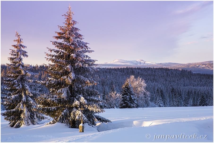 Velký Roklan (1453 m), Malý Roklan (1399 m) od Zhůří