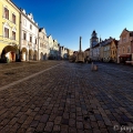 TREBOŇ, MASARYKOVO NÁMĚSTÍ, PODLOUBÍ A RENESANČNÍ A... | fotografie